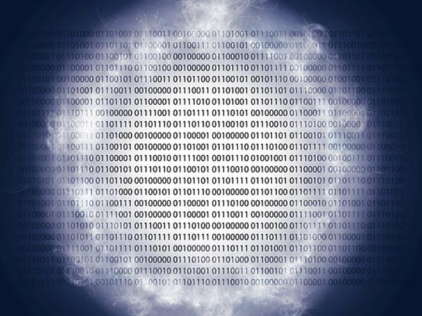 binary numbers in cloud