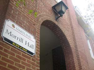 Morrill Hall entrance